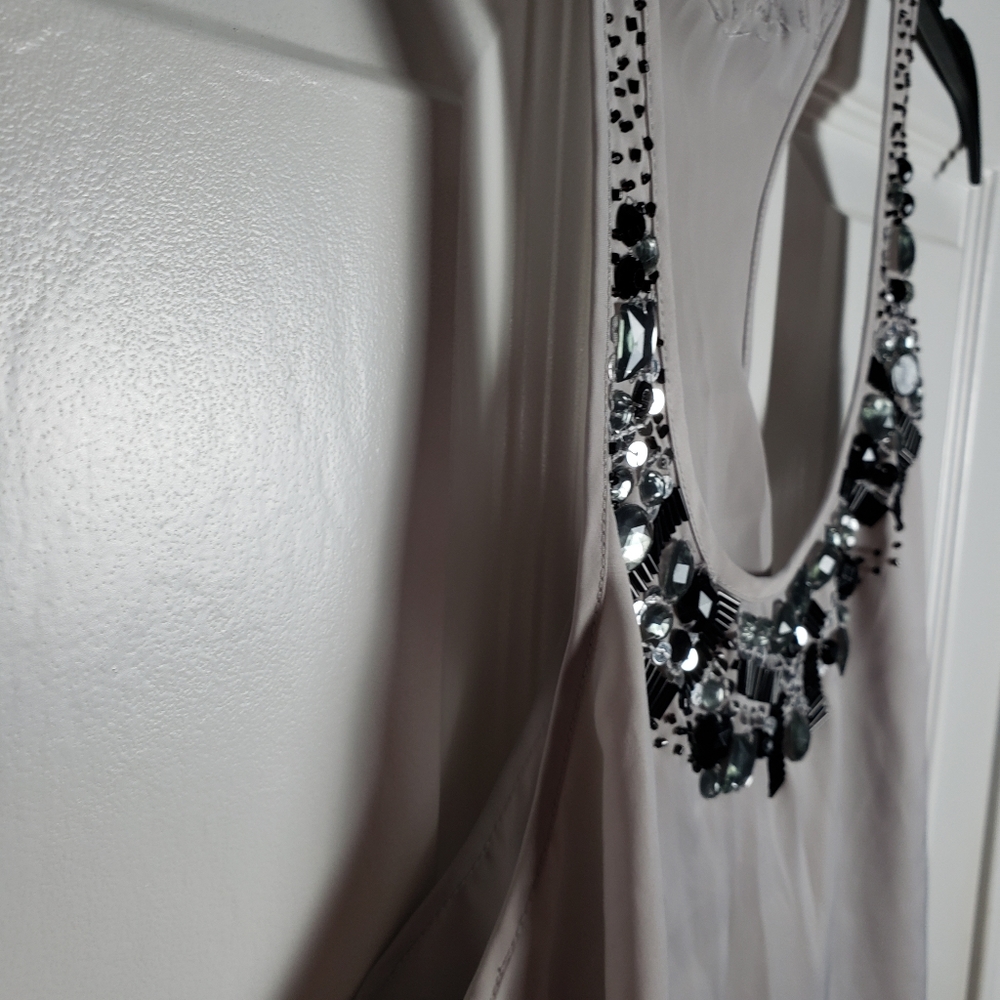 Express Design Studio Jewel Embellished Razorback Tank - Picture 2 of 8